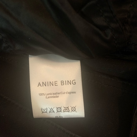 Anine Bing Colt Leather Pants - Picture 2 of 3